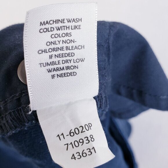 J. Jill 100% Linen Pants Blue Mid-Rise Casual size 6P Women's - Picture 6 of 10